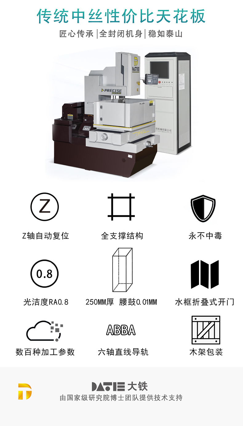 DM系列中走絲特點(diǎn)