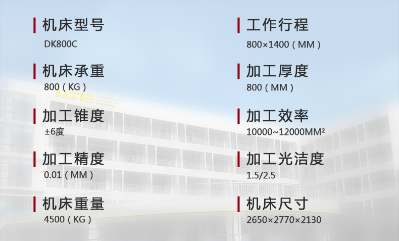 DK800C技術(shù)參數(shù)