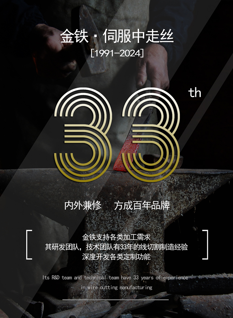 金鐵AAG系列&plusmn;15&deg;伺服中走絲
